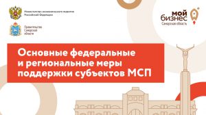 Основные федеральные и региональные меры поддержки для малого и среднего бизнеса
